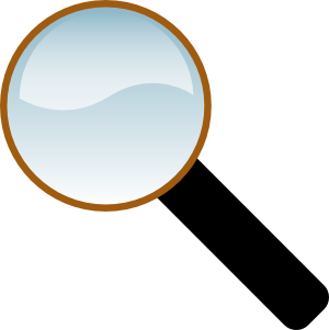 Flat magnifying glass