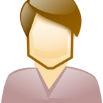Man with pink shirt